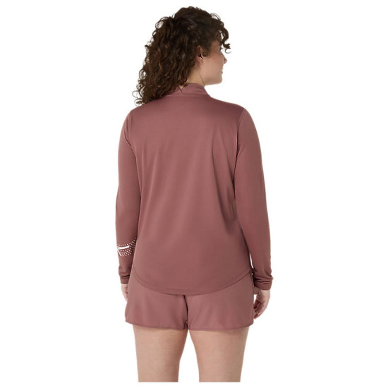 Asics Γυναικεία μακρυμάνικη μπλούζα Icon 1/2 Zip Long-Sleeve Tee Asics Γυναικεία μακρυμάνικη μπλούζα Icon 1/2 Zip Long-Sleeve Tee
